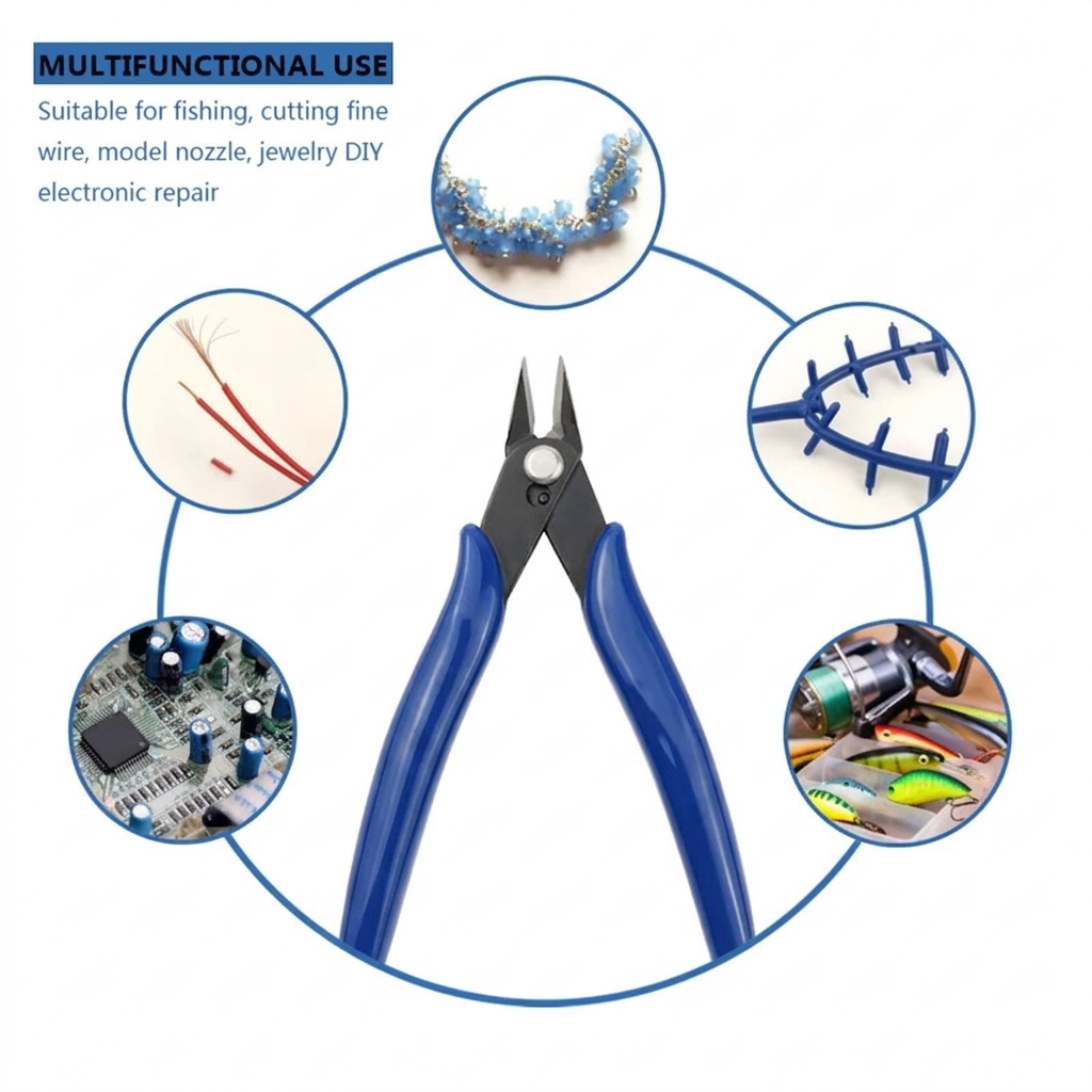 Electronics Repair Hobby - Carbon Steel Diagonal Pliers Wire Cutter,