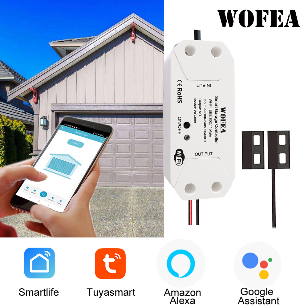Phone Opening Tool - Wofea Tuya Smart WIFI 2.4G Garage