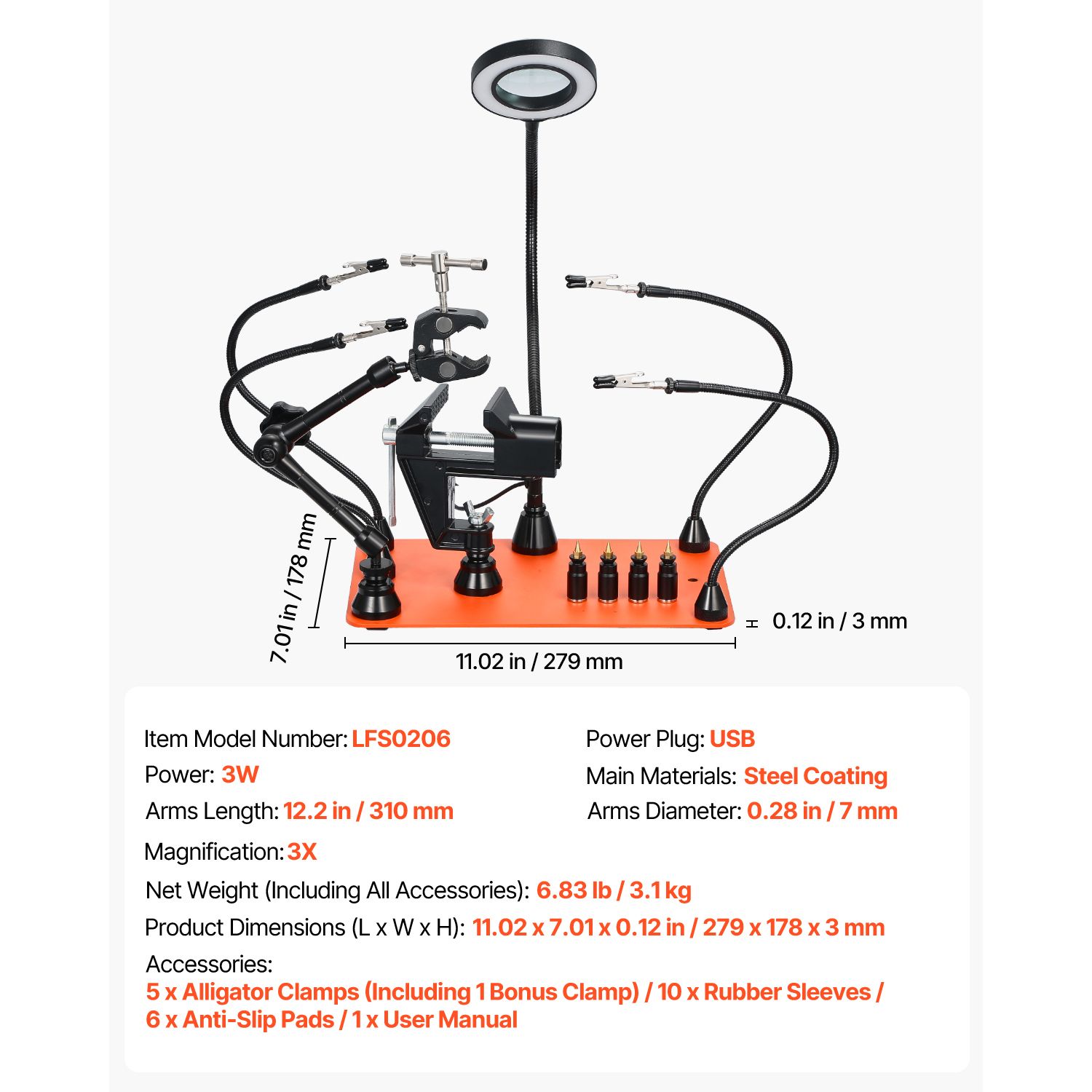 Magnetic Helping Hands Solderi - Electronics Repair Hobby ulasan dan harga
