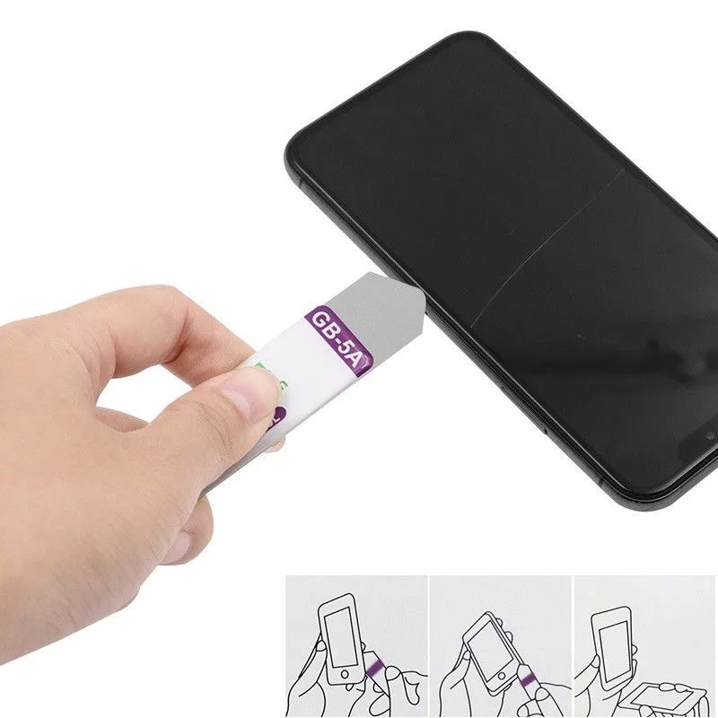 1-6Pcs Metal Flat Soft Blade C - Phone Opening Tool ulasan dan harga