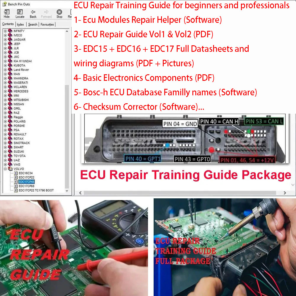 ECU Repair Training Guide ECU  - Electronics Repair Guide ulasan dan harga