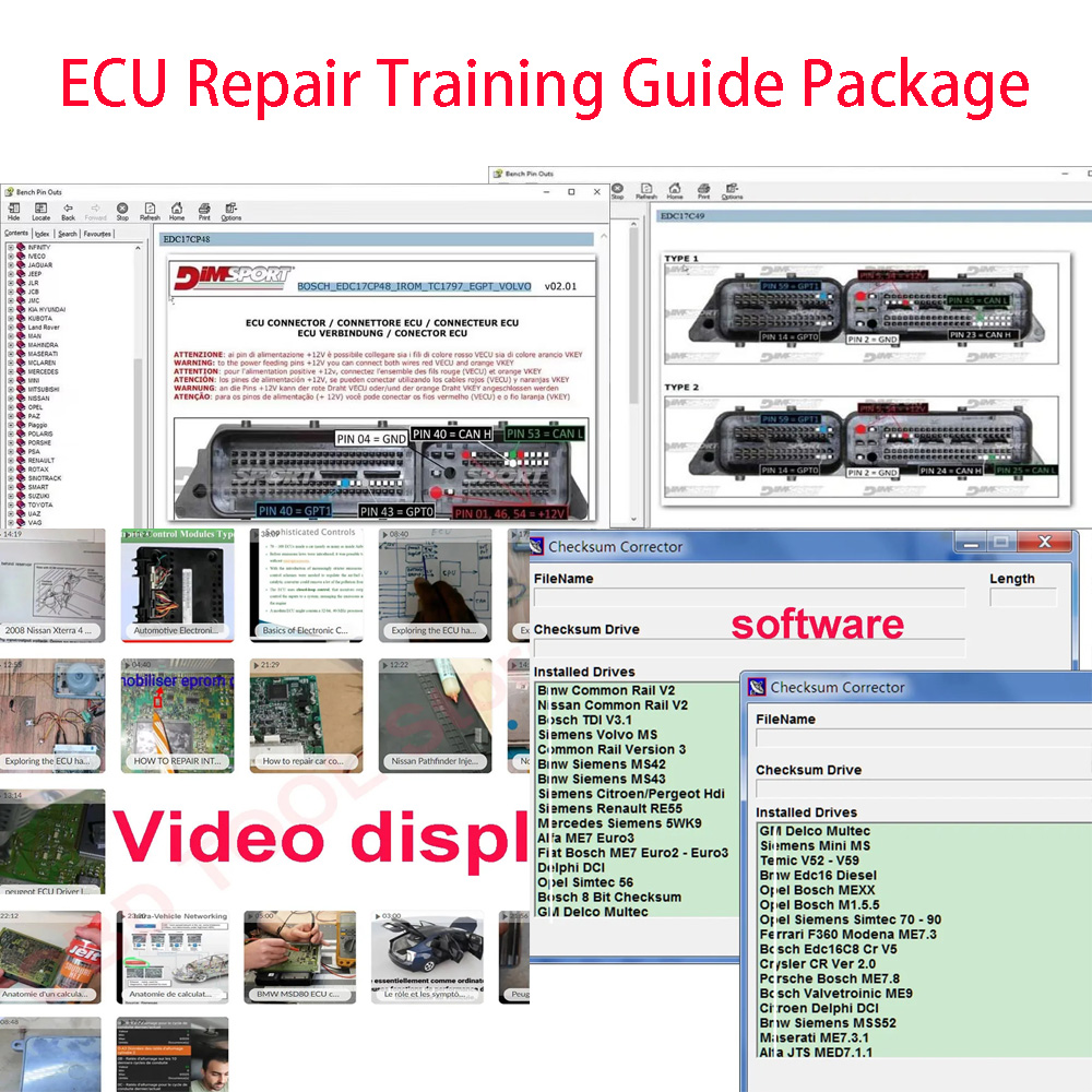 ECU Repair Training Guide Pack - Electronics Repair Guide ulasan dan harga