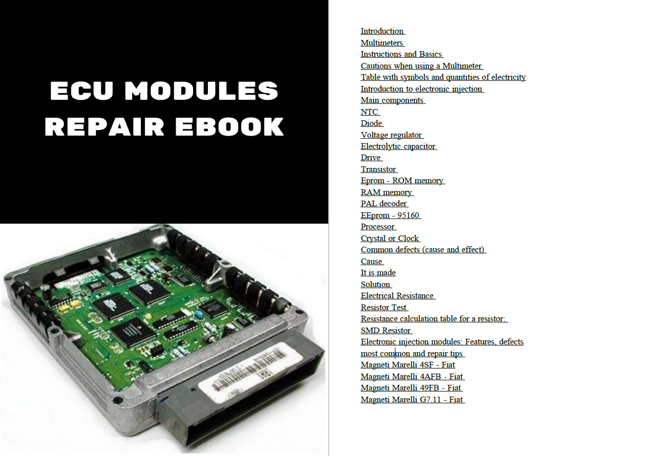 5 PCS ECU REPAIR Manuals Repai - Electronics Repair Guide ulasan dan harga