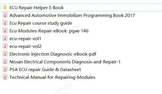 10 PCS ECU REPAIR E-Book Cours - Electronics Repair Guide ulasan dan harga